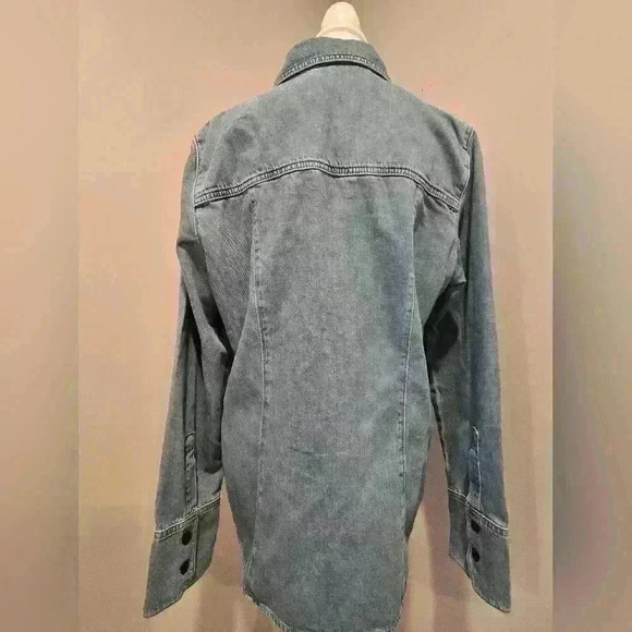 NWT Massimo Dutti Jean Jacket Size XL - Picture 6 of 9